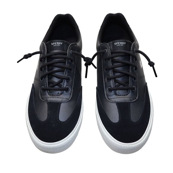 Sperry Sneakers Size 11 Black Pier Wave Refresh Memory Foam Lace-Up STS87263 - Picture 4 of 10